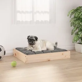 Cama para perros madera maciza de pino 61,5x49x9 cm de , Camas para perros - Ref: Foro24-820851, Precio: 30,31 €, Descuento: %