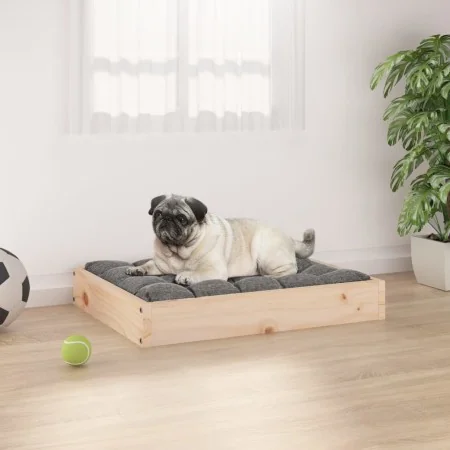 Cama para perros madera maciza de pino 61,5x49x9 cm de , Camas para perros - Ref: Foro24-820851, Precio: 30,31 €, Descuento: %