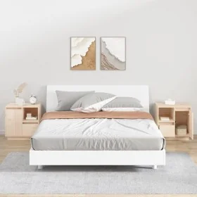 Mesitas de noche 2 uds madera maciza de pino 50x34x50 cm de , Mesitas de noche - Ref: Foro24-814480, Precio: 101,59 €, Descue...