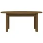 Mesa de centro madera maciza de pino marrón miel 80x40x35 cm de , Mesas de centro - Ref: Foro24-822350, Precio: 46,80 €, Desc...