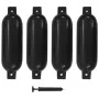 Parachoques para barco 4 unidades PVC negro 51x14 cm de , Atracada y anclaje - Ref: Foro24-92381, Precio: 61,63 €, Descuento: %