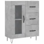 Aparador de madera de ingeniería gris hormigón 69,5x34x90 cm de , Aparadores - Ref: Foro24-828040, Precio: 91,37 €, Descuento: %