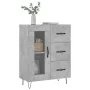 Aparador de madera de ingeniería gris hormigón 69,5x34x90 cm de , Aparadores - Ref: Foro24-828040, Precio: 91,37 €, Descuento: %