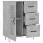 Aparador de madera de ingeniería gris hormigón 69,5x34x90 cm de , Aparadores - Ref: Foro24-828040, Precio: 91,37 €, Descuento: %