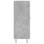 Aparador de madera de ingeniería gris hormigón 69,5x34x90 cm de , Aparadores - Ref: Foro24-828040, Precio: 91,37 €, Descuento: %