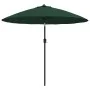 Sombrilla de jardín con palo de aluminio verde 270 cm de , Sombrillas - Ref: Foro24-47304, Precio: 89,02 €, Descuento: %