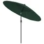 Sombrilla de jardín con palo de aluminio verde 270 cm de , Sombrillas - Ref: Foro24-47304, Precio: 89,02 €, Descuento: %