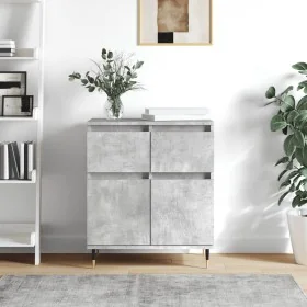Aparador de madera contrachapada gris hormigón 60x35x70 cm by , Sideboards - Ref: Foro24-831112, Price: 65,10 €, Discount: %