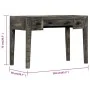 Escritorio de madera maciza de mango negro 110x50x75 cm de , Escritorios - Ref: Foro24-247913, Precio: 236,34 €, Descuento: %