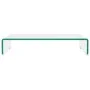 Soporte para TV/Elevador monitor cristal claro 60x25x11 cm de , Muebles TV - Ref: Foro24-244127, Precio: 63,59 €, Descuento: %