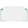 Soporte para TV/Elevador monitor cristal claro 60x25x11 cm de , Muebles TV - Ref: Foro24-244127, Precio: 63,59 €, Descuento: %