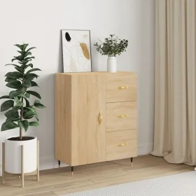 Aparador de madera de ingeniería roble Sonoma 69,5x34x90 cm de , Aparadores - Ref: Foro24-827895, Precio: 74,86 €, Descuento: %