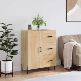 Aparador de madera de ingeniería roble Sonoma 69,5x34x90 cm de , Aparadores - Ref: Foro24-827927, Precio: 106,44 €, Descuento: %