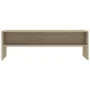 Mueble de TV madera contrachapada roble Sonoma 120x40x40cm de , Muebles TV - Ref: Foro24-800039, Precio: 56,16 €, Descuento: %