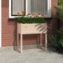 Jardinera de madera maciza de pino 78x40x81 cm by , Pots and planters - Ref: Foro24-822132, Price: 65,04 €, Discount: %