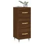 Aparador madera de ingeniería marrón roble 34,5x34x90 cm by , Sideboards - Ref: Foro24-828587, Price: 69,50 €, Discount: %