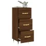 Aparador madera de ingeniería marrón roble 34,5x34x90 cm by , Sideboards - Ref: Foro24-828587, Price: 69,50 €, Discount: %
