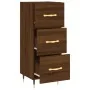 Aparador madera de ingeniería marrón roble 34,5x34x90 cm by , Sideboards - Ref: Foro24-828587, Price: 69,50 €, Discount: %