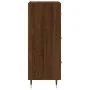 Aparador madera de ingeniería marrón roble 34,5x34x90 cm by , Sideboards - Ref: Foro24-828587, Price: 69,50 €, Discount: %