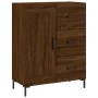 Aparador de madera de ingeniería marrón roble 69,5x34x90 cm by , Sideboards - Ref: Foro24-830267, Price: 98,99 €, Discount: %