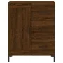 Aparador de madera de ingeniería marrón roble 69,5x34x90 cm by , Sideboards - Ref: Foro24-830267, Price: 98,99 €, Discount: %