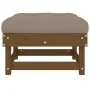Taburetes de jardín con cojines 2 uds madera pino marrón miel von , Modulare Sofas für den Außenbereich - Ref: Foro24-825467,...