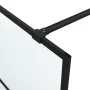 Mampara de ducha vidrio ESG esmerilado negro 80x195 cm by , Shower walls and screens - Ref: Foro24-152130, Price: 181,42 €, D...