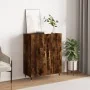 Aparador de madera de ingeniería roble ahumado 69,5x34x90 cm von , Sideboards - Ref: Foro24-827705, Preis: 74,56 €, Rabatt: %