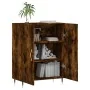 Aparador de madera de ingeniería roble ahumado 69,5x34x90 cm von , Sideboards - Ref: Foro24-827705, Preis: 74,56 €, Rabatt: %