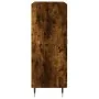 Aparador de madera de ingeniería roble ahumado 69,5x34x90 cm von , Sideboards - Ref: Foro24-827705, Preis: 74,56 €, Rabatt: %