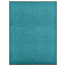 Felpudo lavable azul cian 90x120 cm by , Doormats - Ref: Foro24-323460, Price: 54,56 €, Discount: %