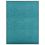 Felpudo lavable azul cian 90x120 cm de , Felpudos - Ref: Foro24-323460, Precio: 54,56 €, Descuento: %