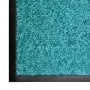 Felpudo lavable azul cian 90x120 cm de , Felpudos - Ref: Foro24-323460, Precio: 54,56 €, Descuento: %
