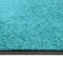 Felpudo lavable azul cian 90x120 cm de , Felpudos - Ref: Foro24-323460, Precio: 54,56 €, Descuento: %