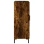 Aparador de madera de ingeniería roble ahumado 69,5x34x90 cm de , Aparadores - Ref: Foro24-827793, Precio: 83,24 €, Descuento: %