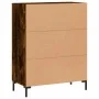 Aparador de madera de ingeniería roble ahumado 69,5x34x90 cm de , Aparadores - Ref: Foro24-827793, Precio: 83,24 €, Descuento: %