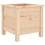Jardinera madera maciza de pino 40x40x39 cm de , Maceteros y jardineras - Ref: Foro24-825247, Precio: 49,42 €, Descuento: %