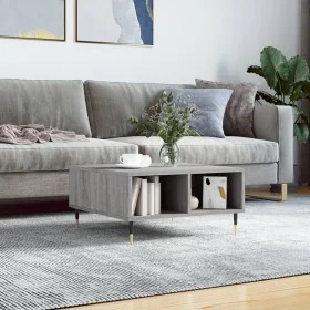 Mesa de centro madera de ingeniería gris Sonoma 60x60x30 cm de , Mesas de centro - Ref: Foro24-827034, Precio: 44,98 €, Descu...