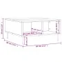Mesa de centro madera de ingeniería gris Sonoma 60x60x30 cm von , Couchtisch - Ref: Foro24-827034, Preis: 44,98 €, Rabatt: %