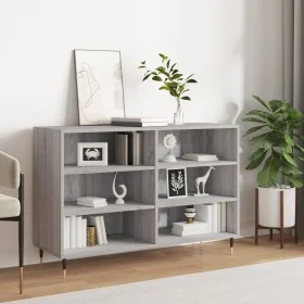 Aparador de madera de ingeniería gris Sonoma 103,5x35x70 cm von , Sideboards - Ref: Foro24-827106, Preis: 72,35 €, Rabatt: %