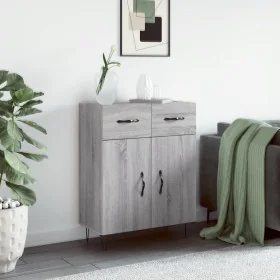 Aparador de madera de ingeniería gris Sonoma 69,5x34x90 cm by , Sideboards - Ref: Foro24-827978, Price: 85,32 €, Discount: %