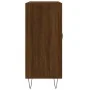 Aparador de madera de ingeniería marrón roble 90x34x80 cm by , Sideboards - Ref: Foro24-828107, Price: 76,61 €, Discount: %