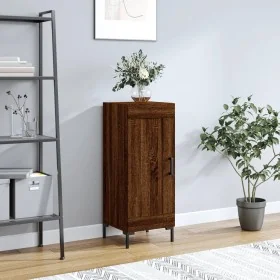 Aparador madera de ingeniería marrón roble 34,5x34x90 cm de , Aparadores - Ref: Foro24-830451, Precio: 62,54 €, Descuento: %