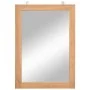 Espejo de pared madera de teca maciza 50x70 cm by , Mirrors - Ref: Foro24-246501, Price: 59,93 €, Discount: %