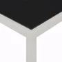 Mesa de jardín de jardín de acero negra 220x90x74,5 cm de , Mesas de jardín - Ref: Foro24-44705, Precio: 330,14 €, Descuento: %
