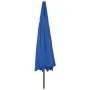 Sombrilla de jardín con luces LED azul celeste 400 cm de , Sombrillas - Ref: Foro24-312537, Precio: 96,20 €, Descuento: %