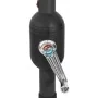 Sombrilla de jardín con luces LED azul celeste 400 cm de , Sombrillas - Ref: Foro24-312537, Precio: 96,20 €, Descuento: %