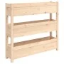 Jardinera de madera maciza de pino 112x25x104,5 cm de , Maceteros y jardineras - Ref: Foro24-823920, Precio: 102,04 €, Descue...