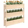Jardinera de madera maciza de pino 112x25x104,5 cm de , Maceteros y jardineras - Ref: Foro24-823920, Precio: 102,04 €, Descue...