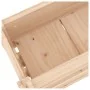 Jardinera de madera maciza de pino 112x25x104,5 cm de , Maceteros y jardineras - Ref: Foro24-823920, Precio: 102,04 €, Descue...